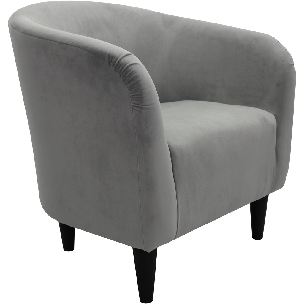 Dove Gray Microfiber Accent Chair G4462