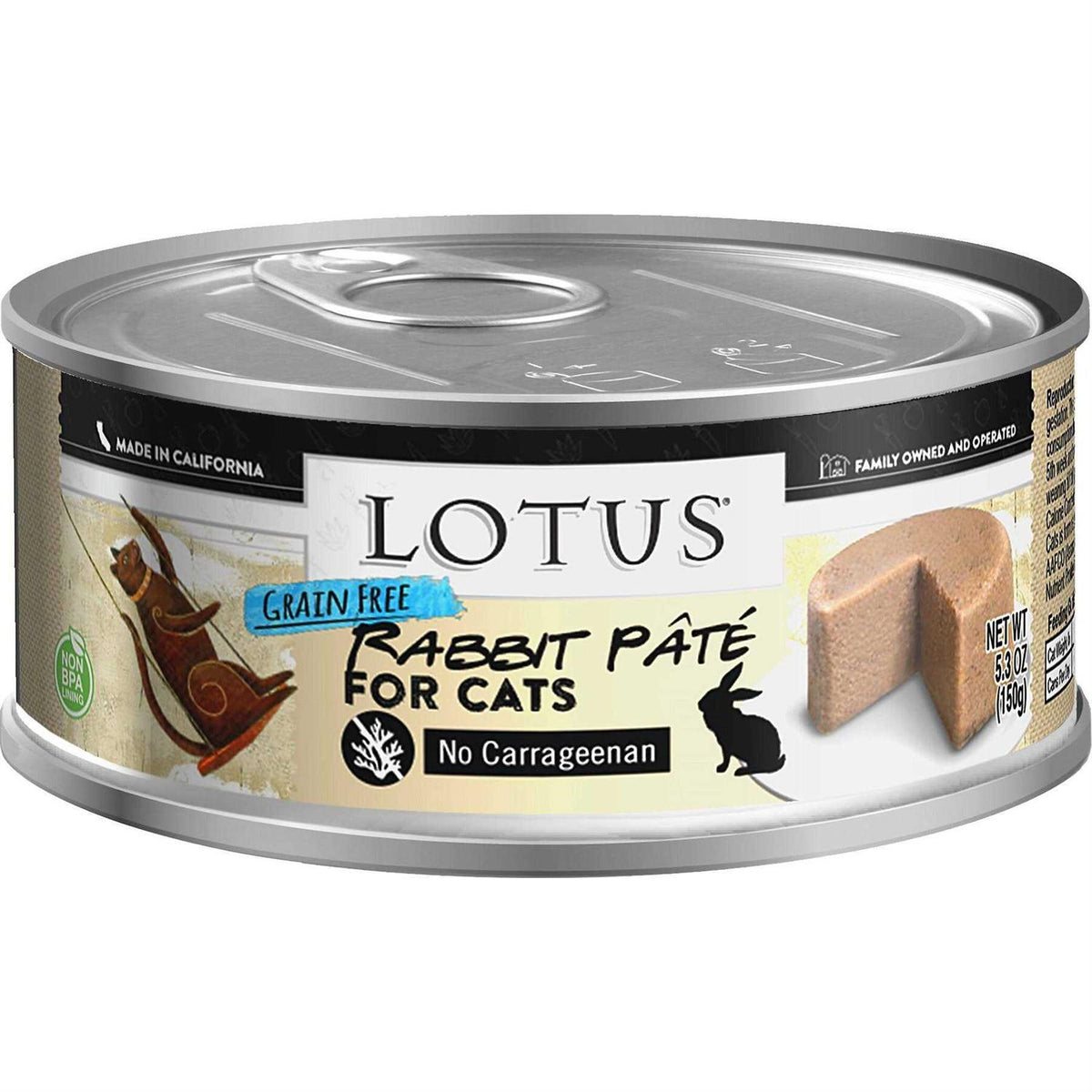 Grain Free Rabbit Pate Canned Cat Food I259