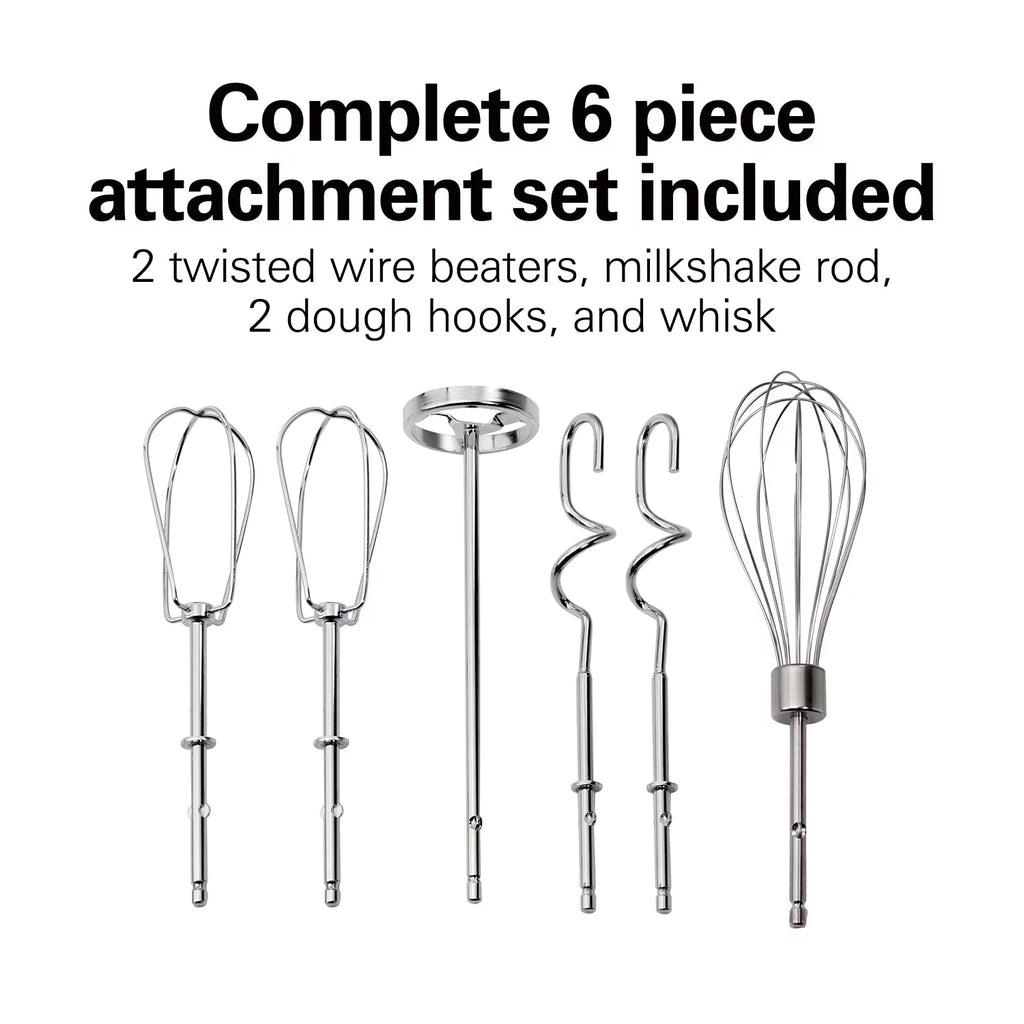 Black 6-Speed Electric Hand Mixer M480794