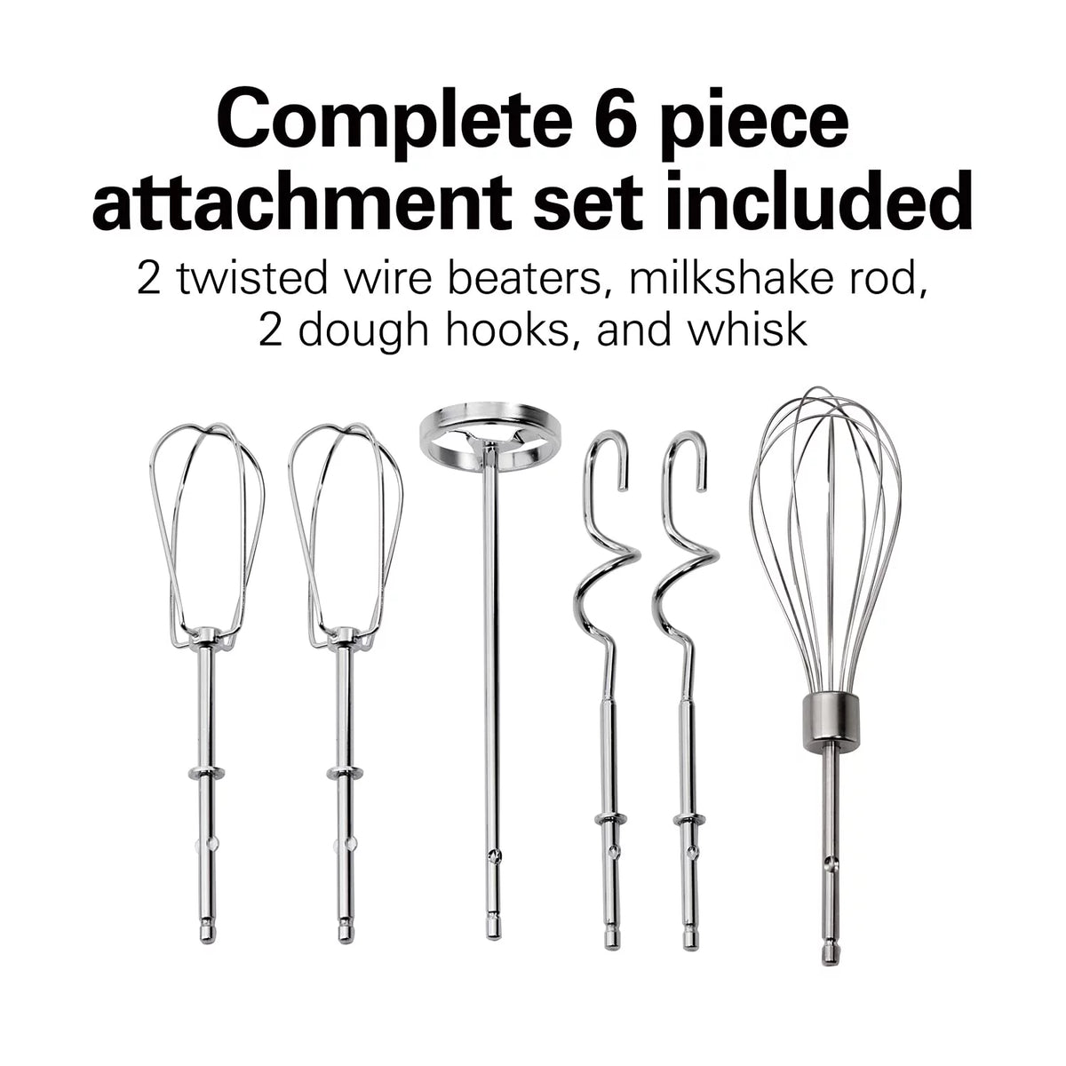Black 6-Speed Electric Hand Mixer M480794
