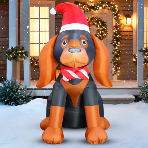7FT Christmas Inflatable Snowman with LED Light O23615