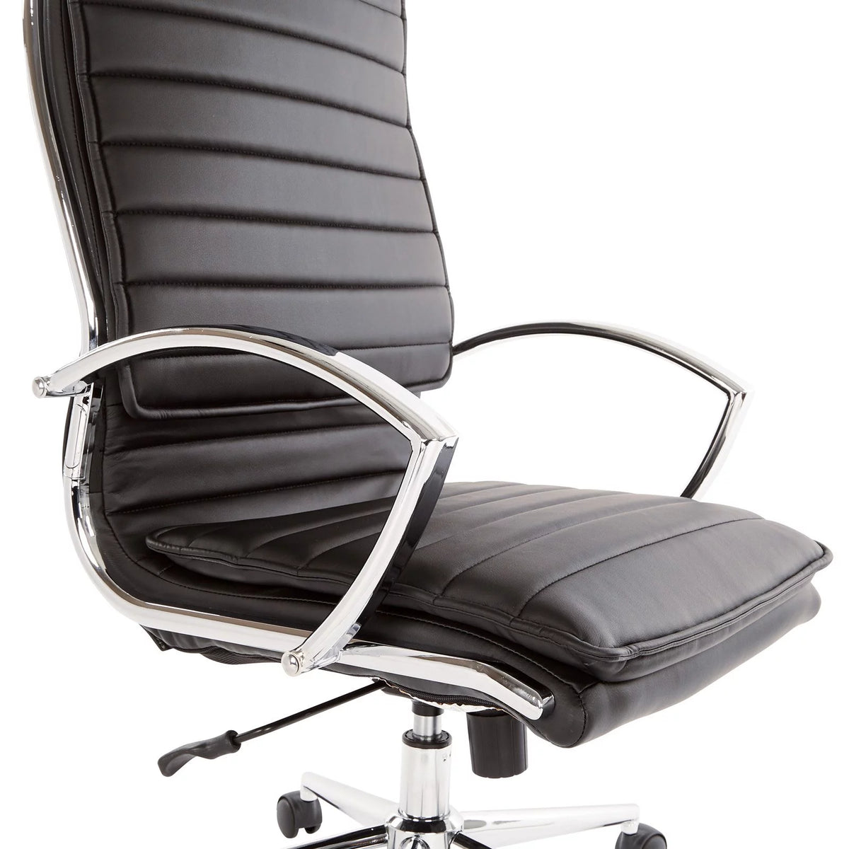 White Faux Leather High Back Manager's Chair Y50970