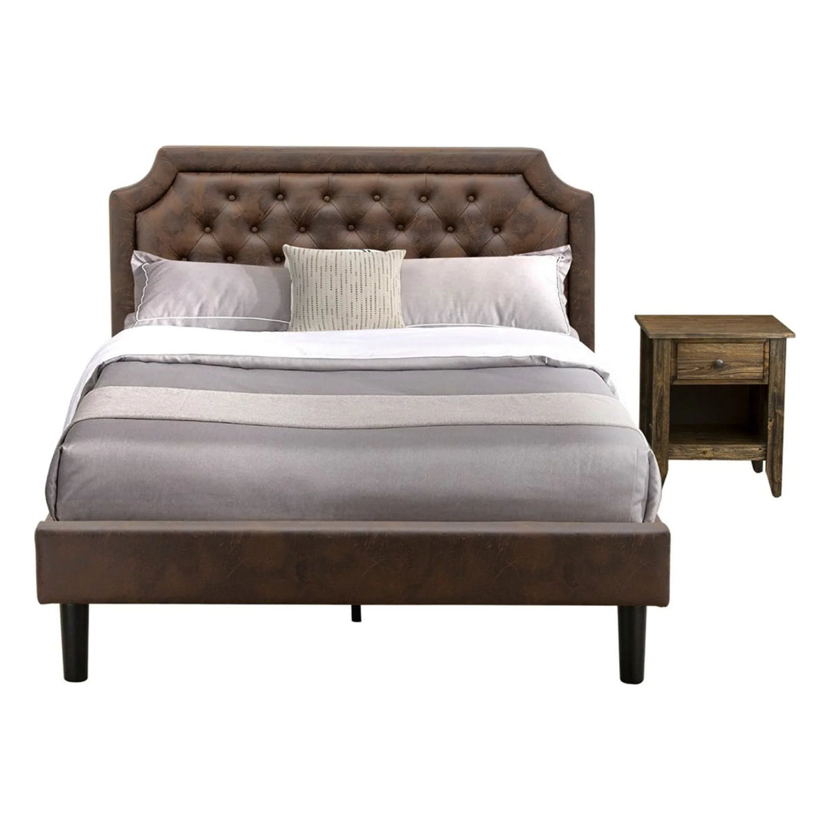 2-Piece Wood Queen Bedroom Set Y250727