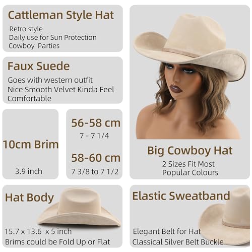 Wide Brim Cowboy Hat P4278