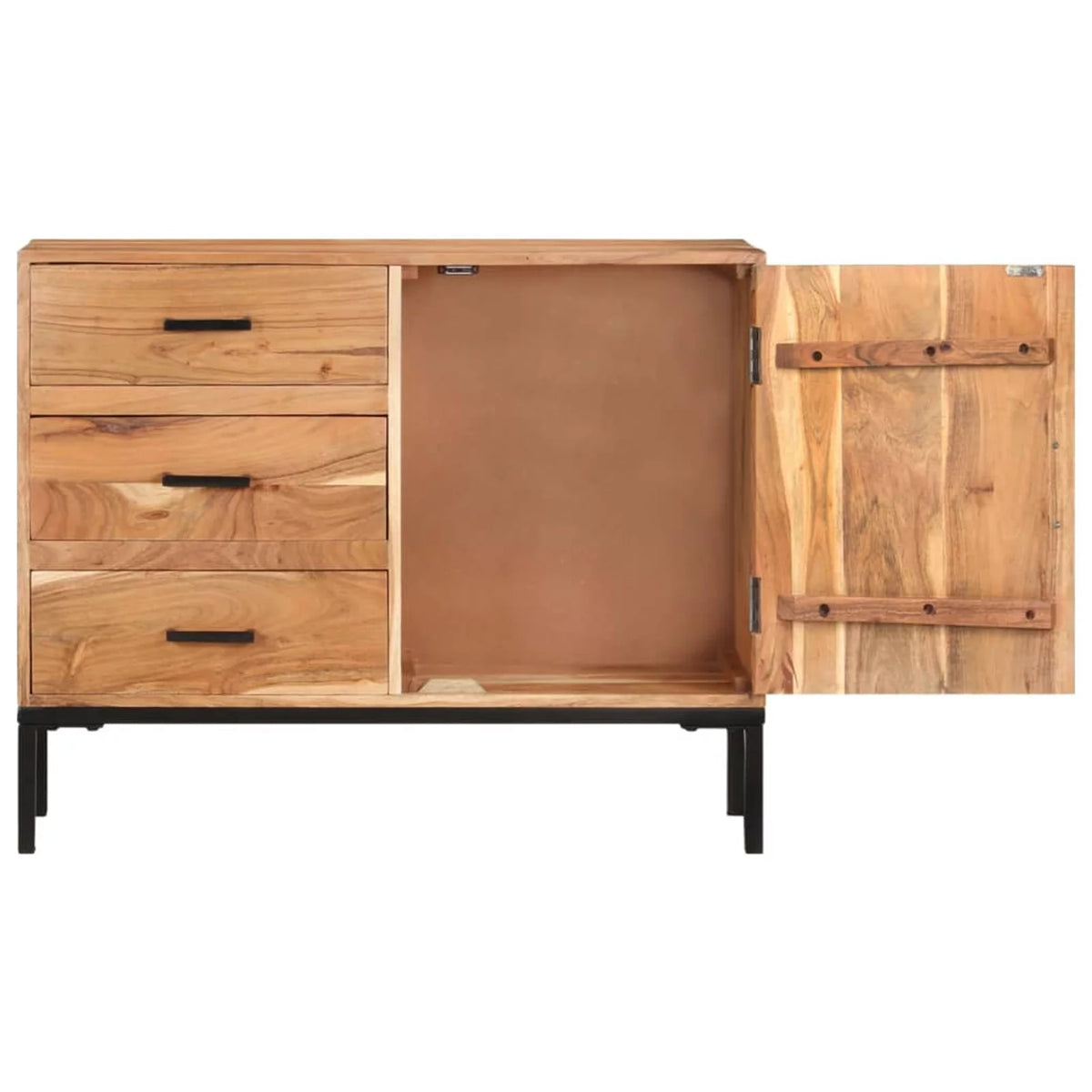 Solid Acacia Wood Sideboard B6067