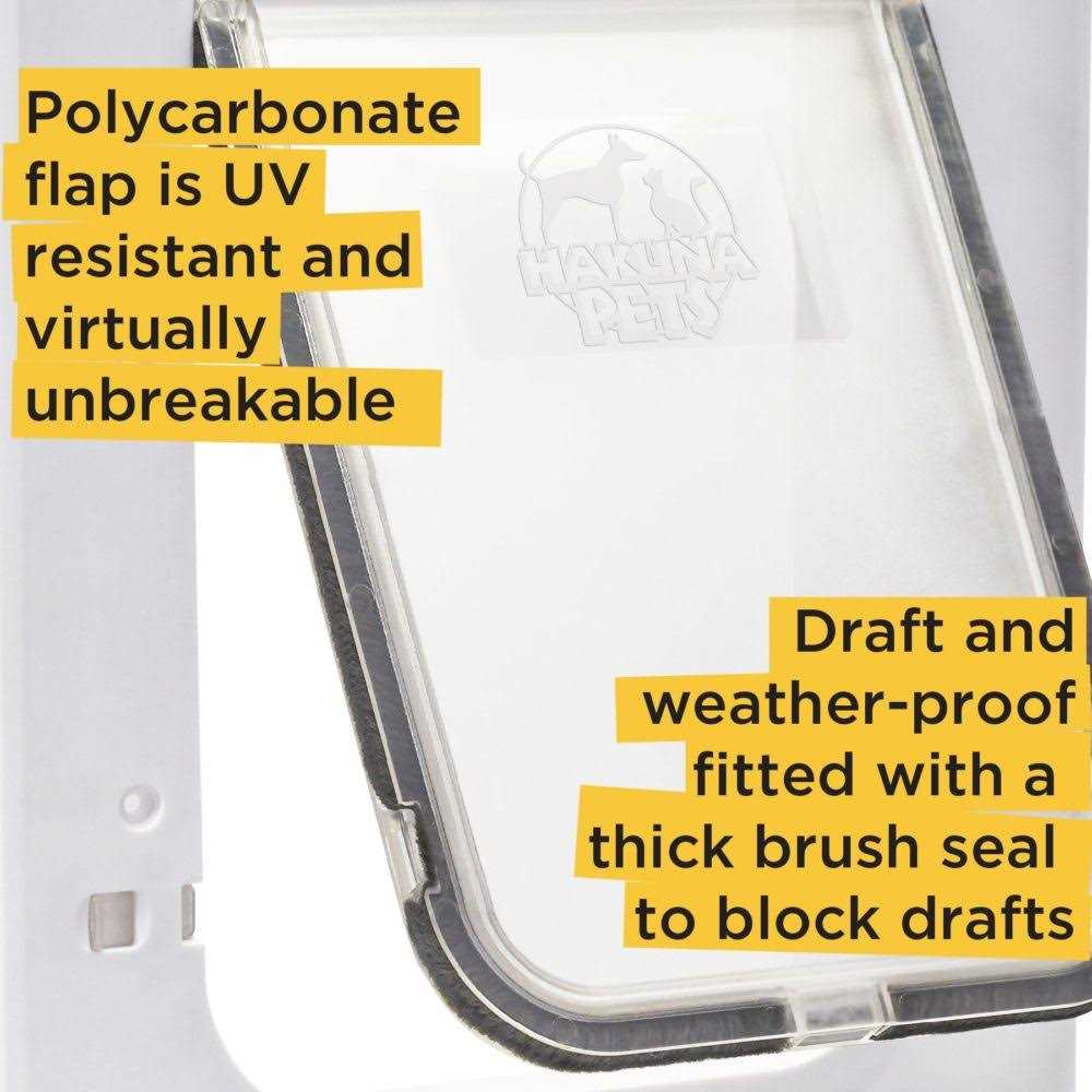 White Super Tough Pet Door S914593