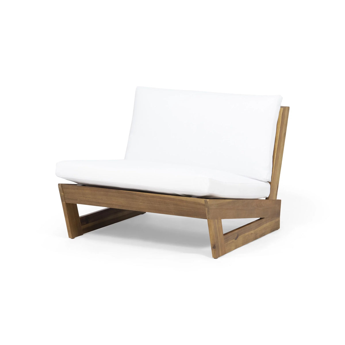 Acacia Wood Club Chair with Cushions X3405