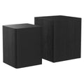 Black Oak Nesting Table Set of 2 U28208