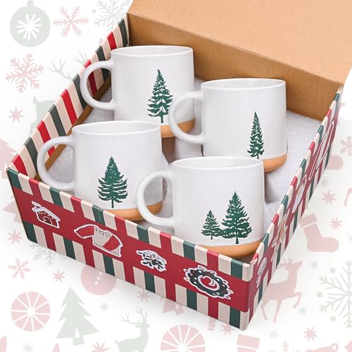 Christmas Mugs Set of 4 12Oz R8858