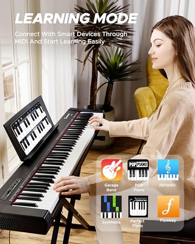 88 Key Semi-Weighted Digital Piano N326