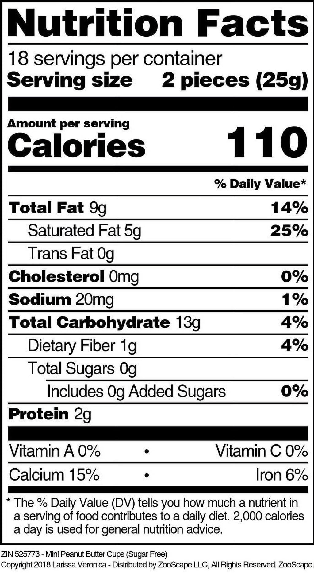 Sugar Free Mini Peanut Butter Cups 16 oz 2-Pack A74167