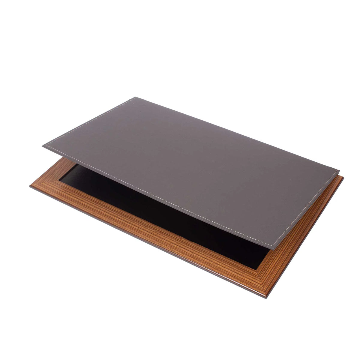 Leather Walnut Wood Desk Set 11 PCS C5641