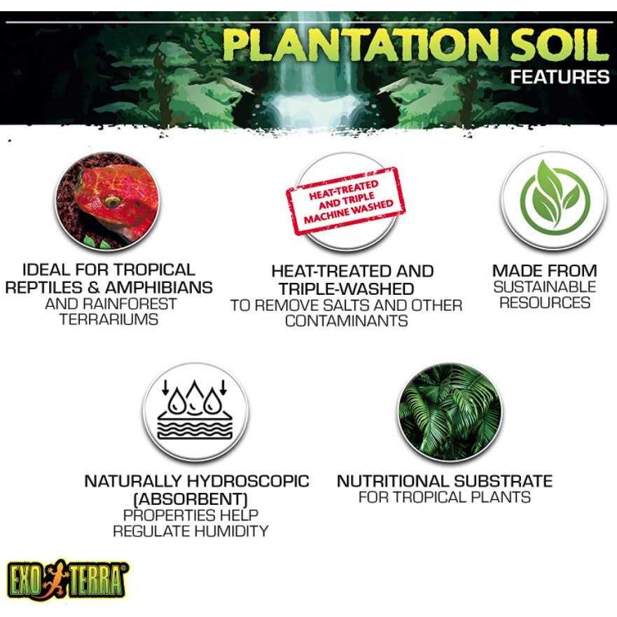 Plantation Soil Reptile Substrate L93001