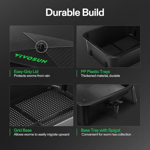 5-Layer 50L Worm Compost Bin H30291