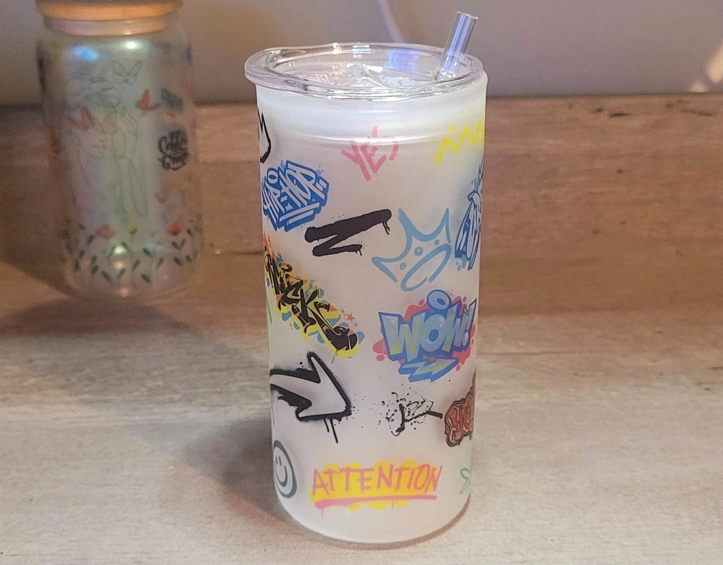 20 oz Beer Can Glass Q137179