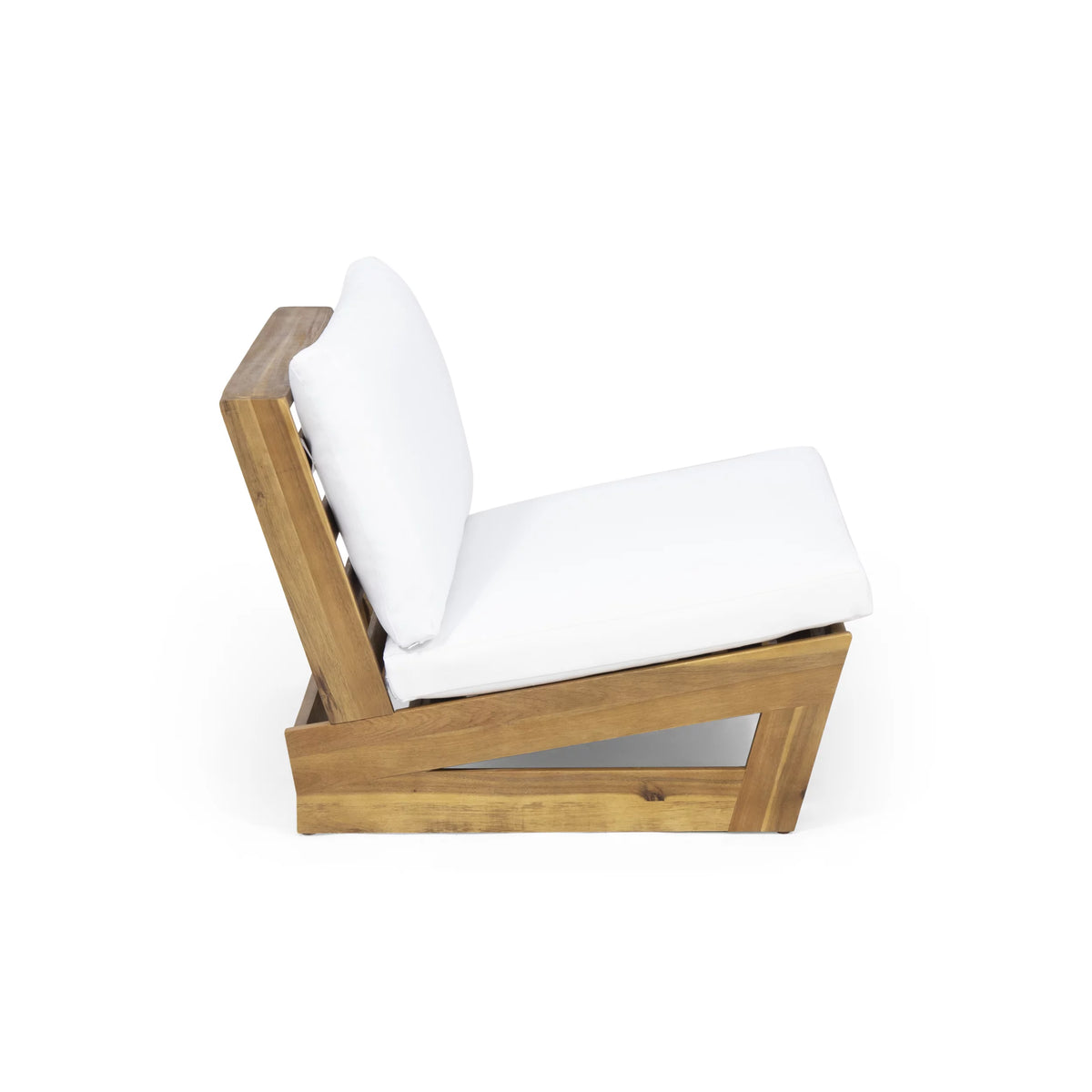 Acacia Wood Club Chair with Cushions X3405