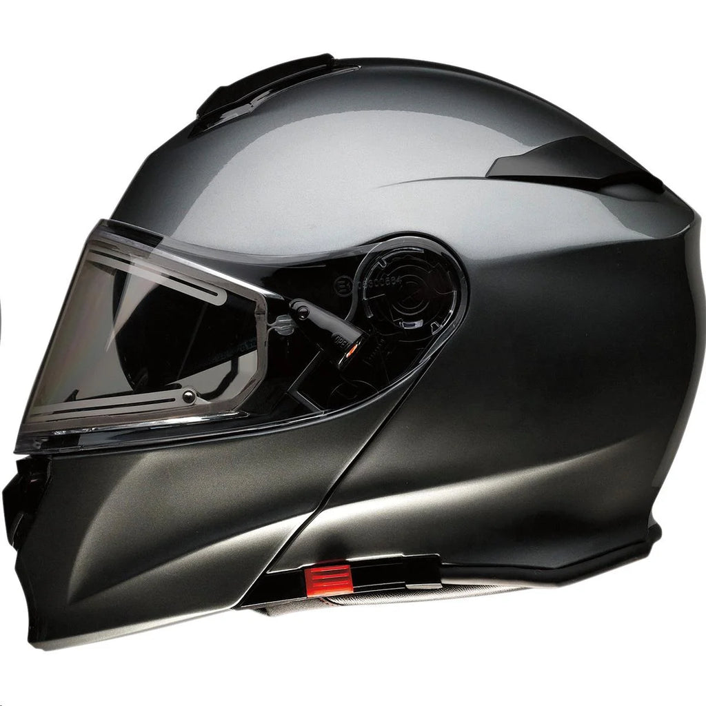 Modular Helmet with Electric Face Shield Dark Silver Small G414254