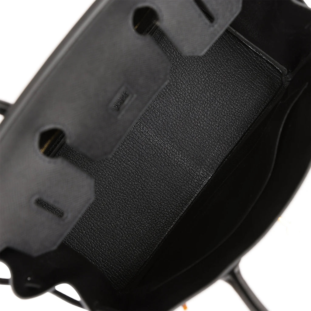Black Leather Handbag W45788