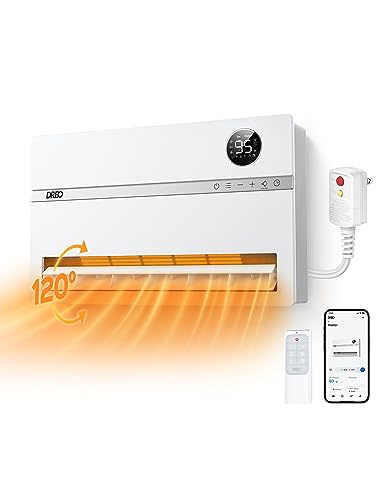 1500W Electric Wall Heater with Thermostat and Remote B743522