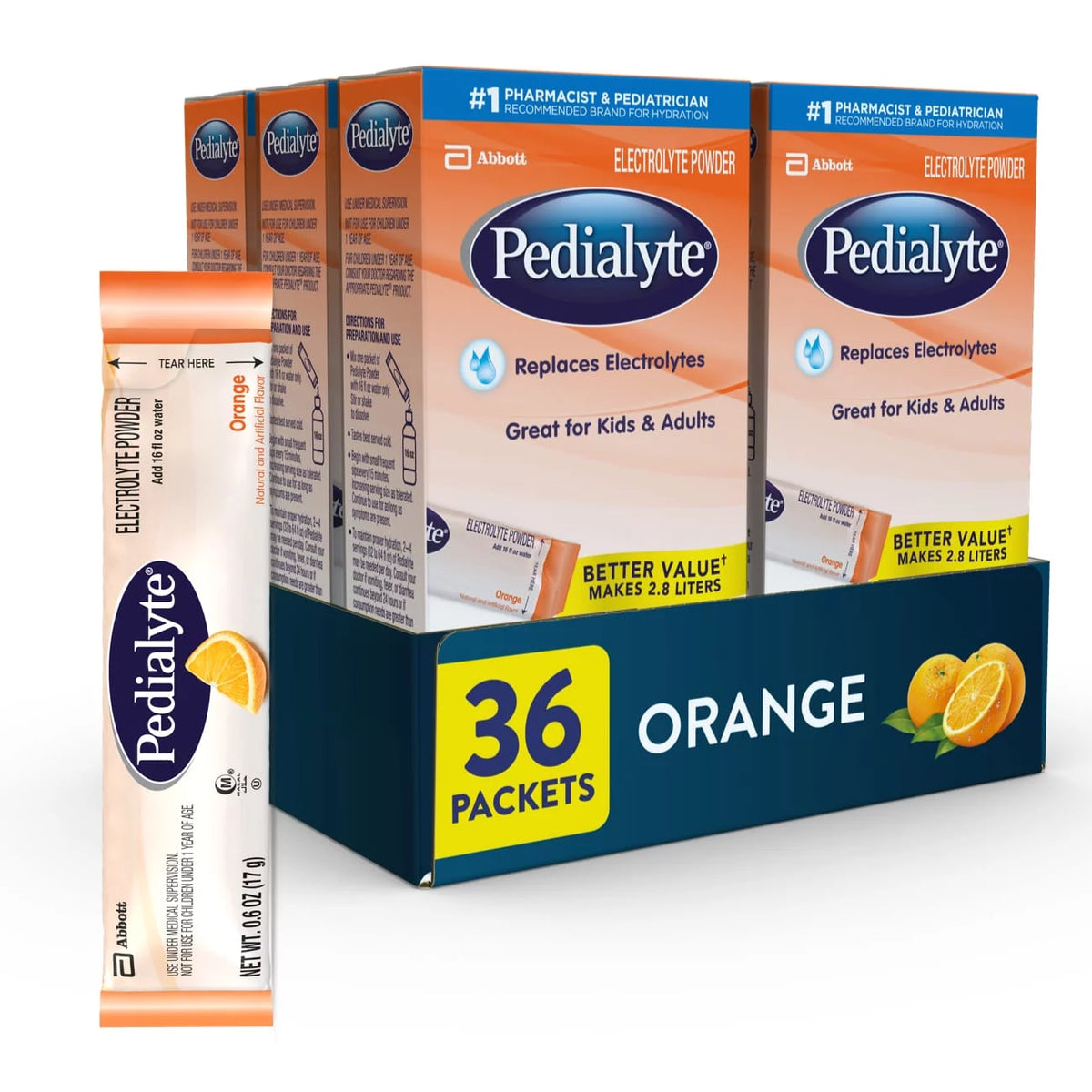 Orange Electrolyte Powder Packets X848817