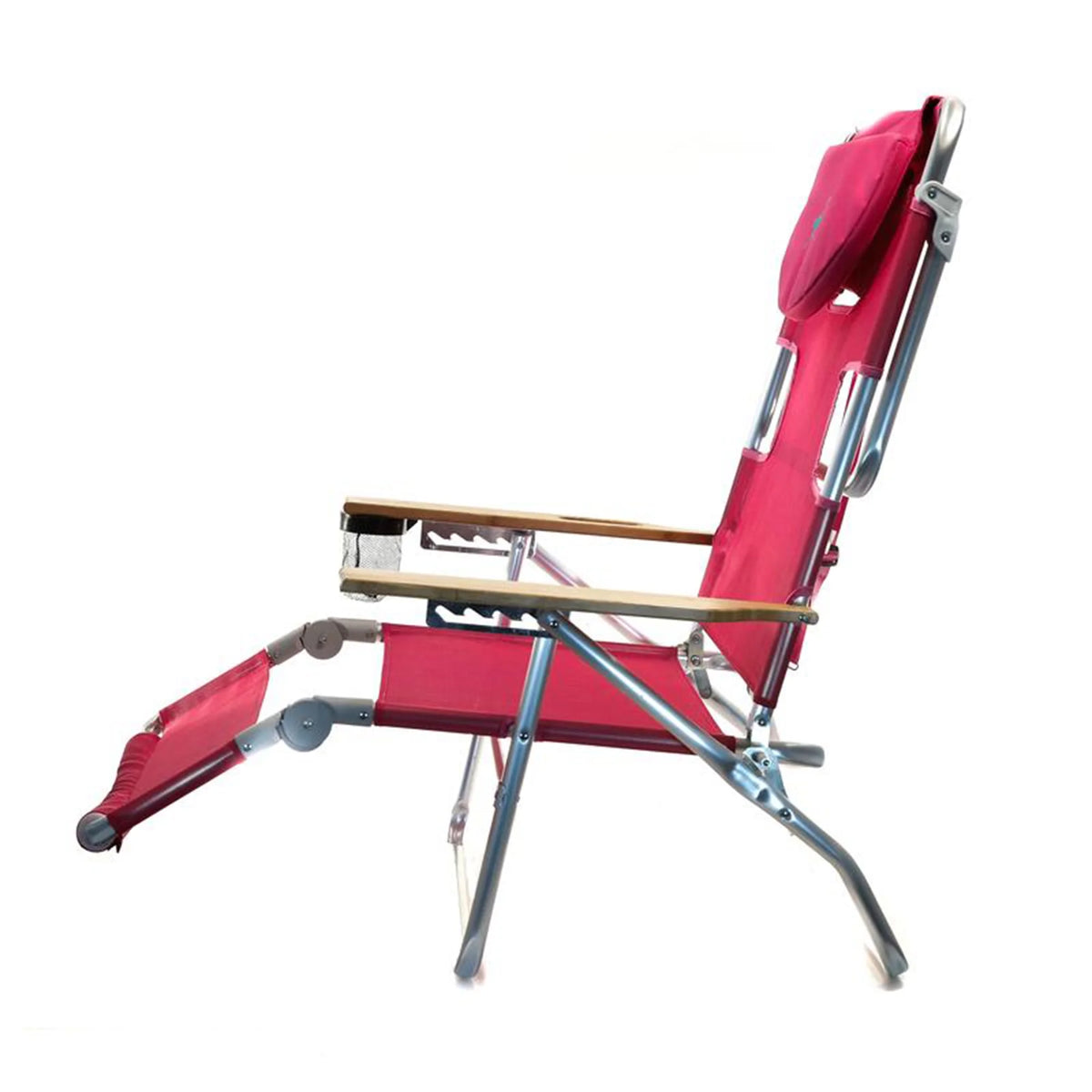 Pink 16" Tall Reclining Beach Chair 4 Pack Z858