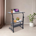 Adjustable Bedside Table with Wheels N4119