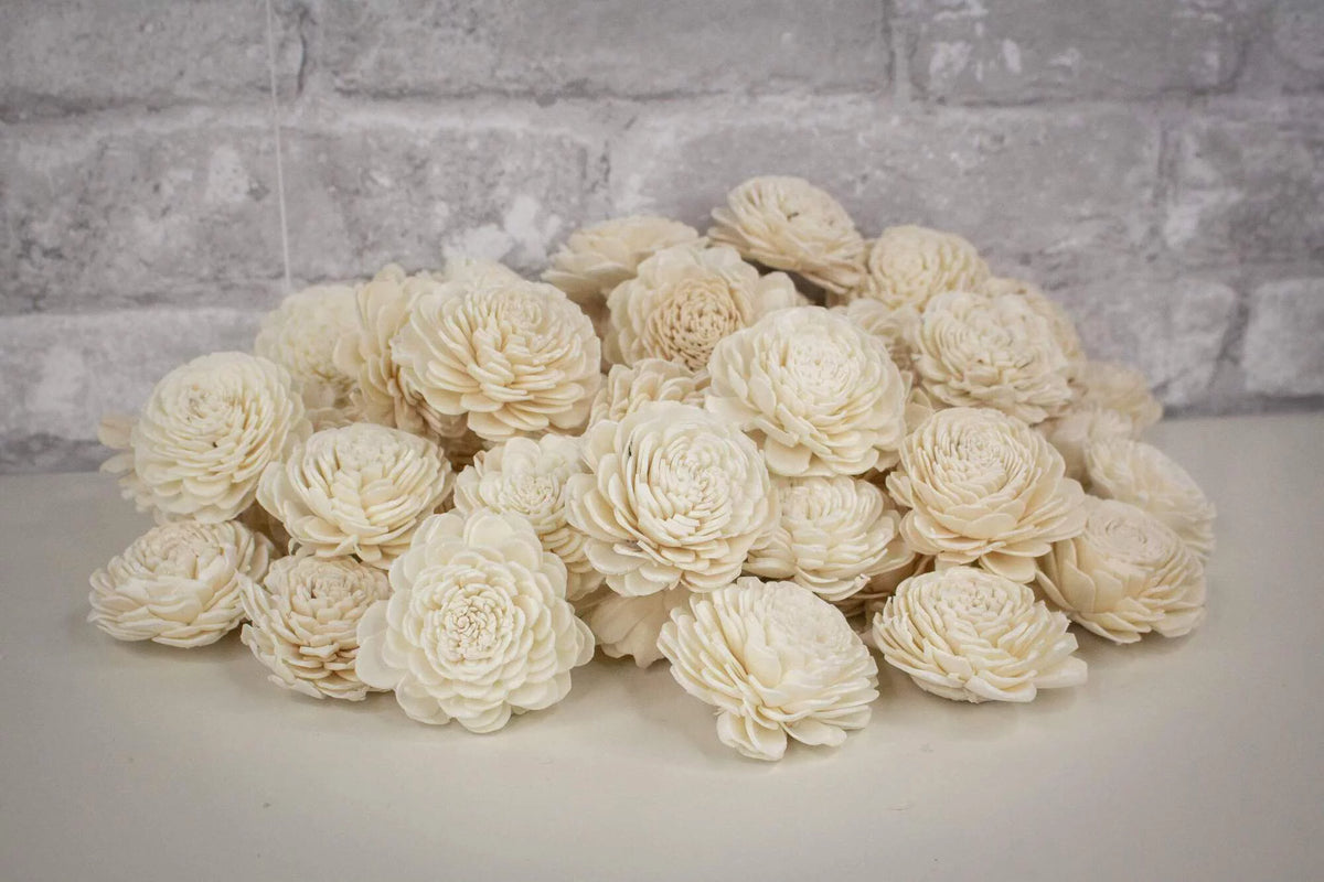 2" Sola Wood Flower Assortment 50 Pack Q2317