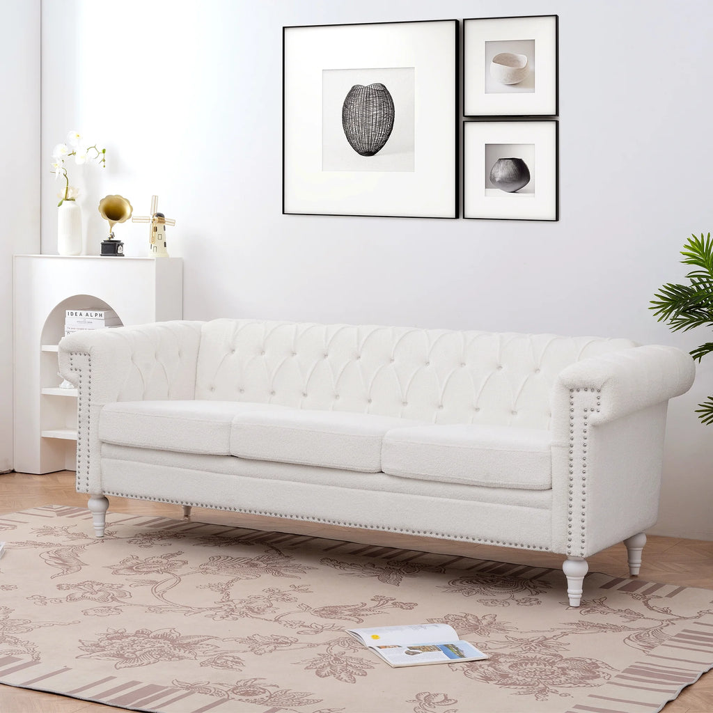 3 Seater Square Arm Sofa V18295