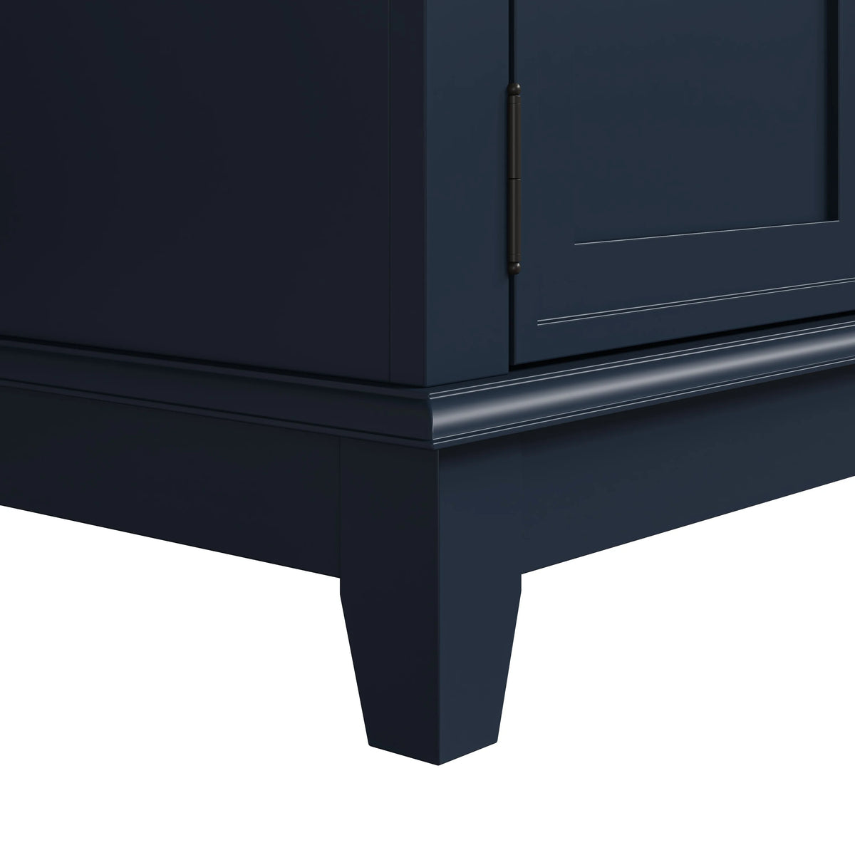 Navy Blue 72-Inch TV Stand with Adjustable Shelves L158