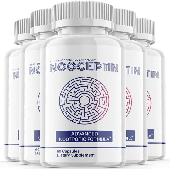5 Pack Nootropic Memory Booster Dietary Supplement 300 Capsules T31354