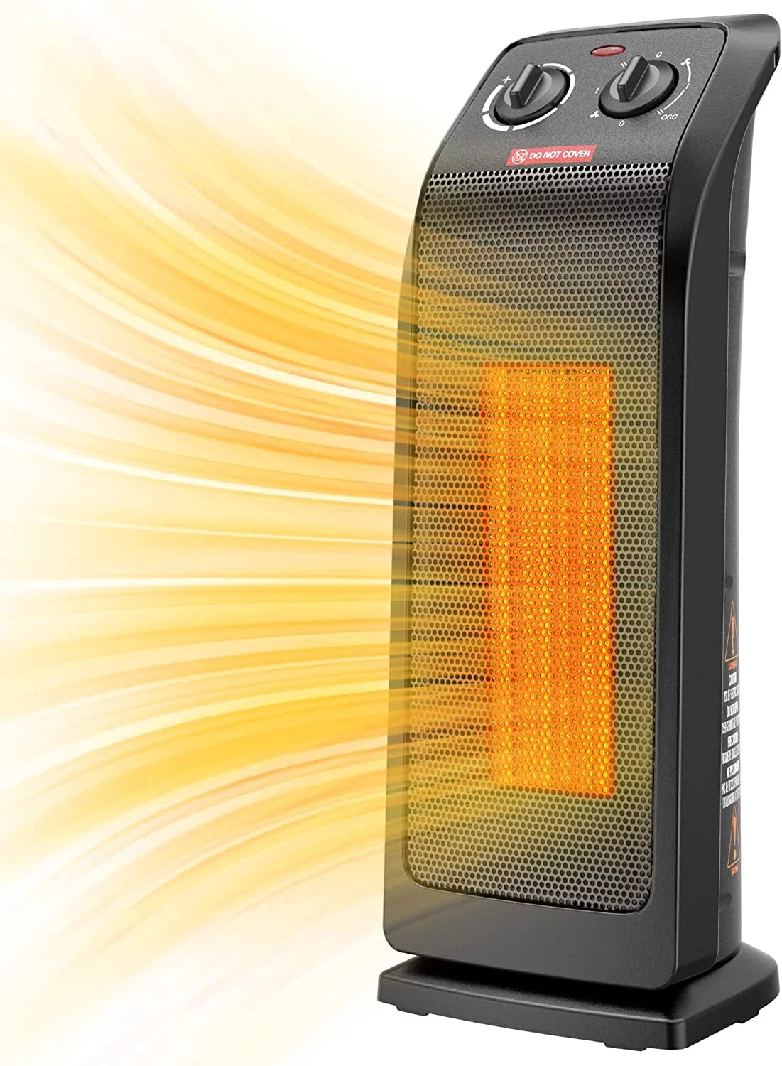 18" 1500W Ceramic Electric Tower Heater Y238