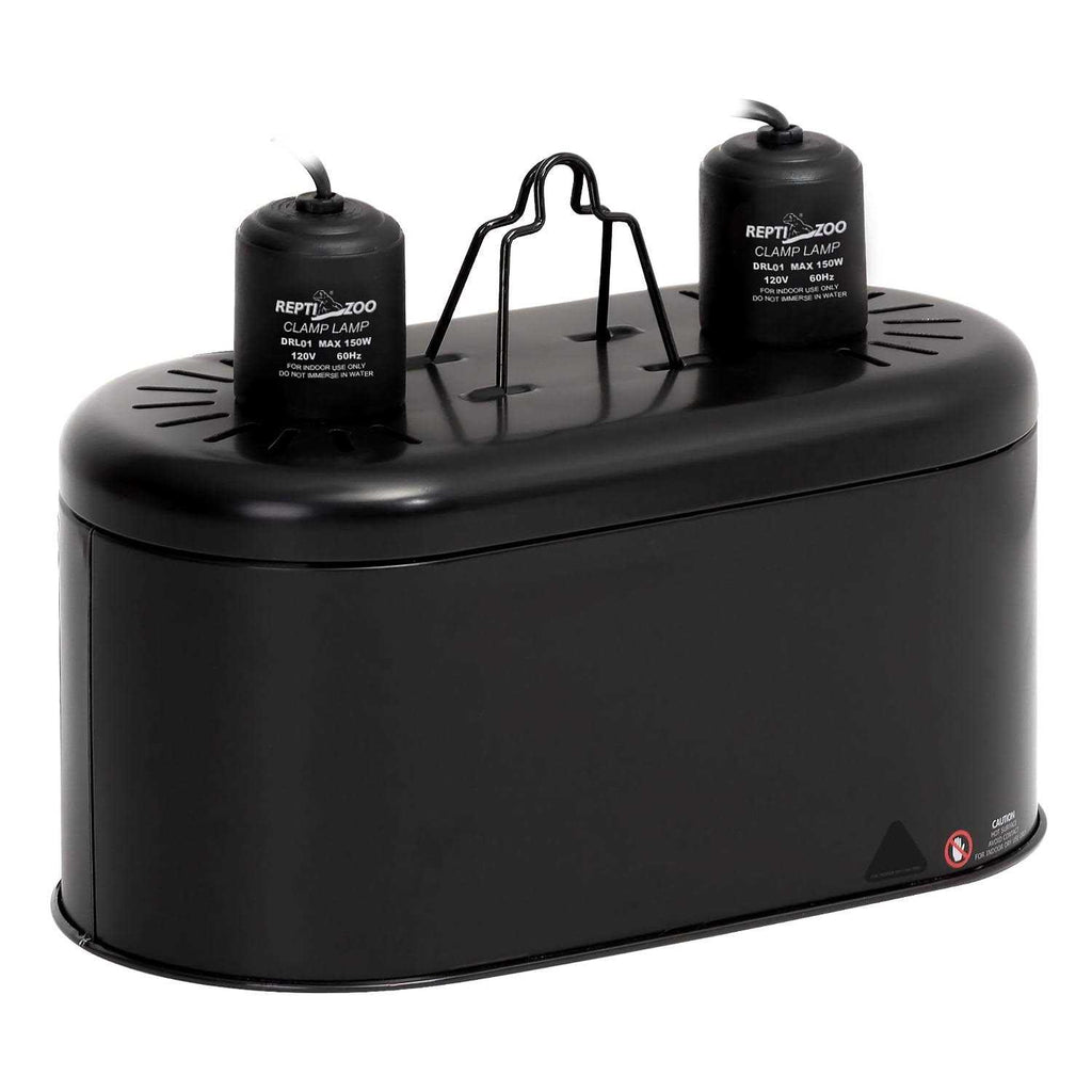 Deep Dual Lamp Fixture UVB Compact Reptile Heat Lighting Kit Combo Deep Dome Lamp Holder D631