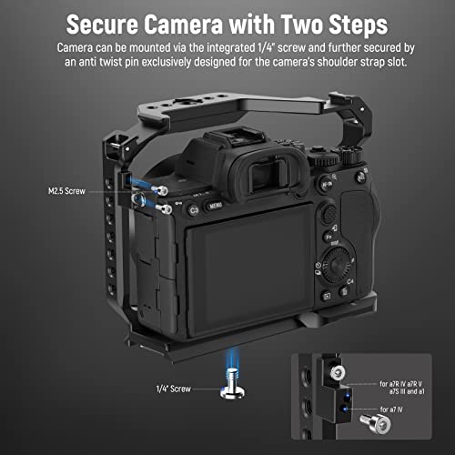 Aluminum Camera Cage with Arca Type QR Base N511
