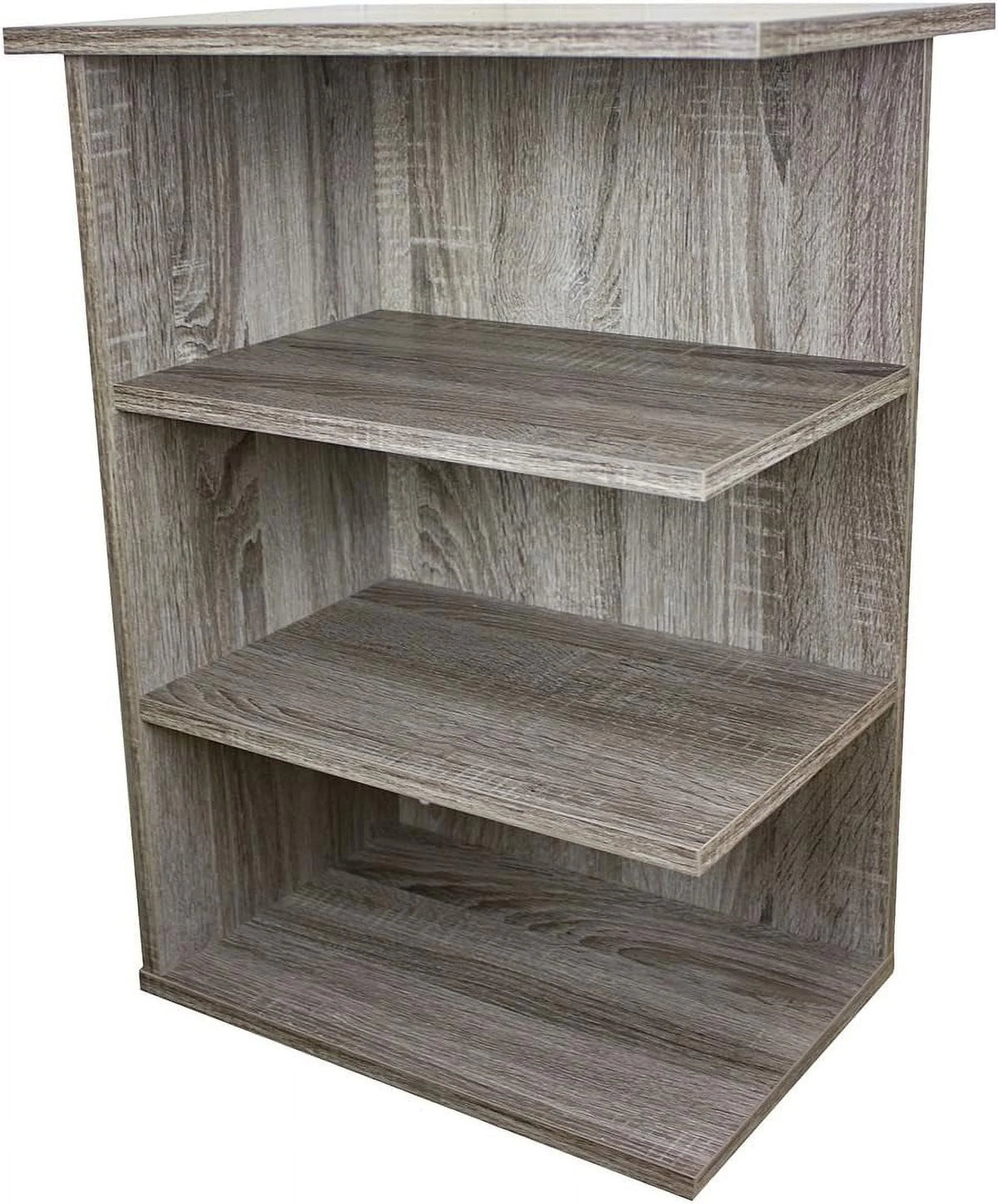 Rustic Grey Oak Chairside End Table B796