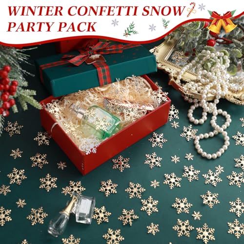 3000 Pcs Multicolor Glitter Snowflakes Confetti Y993604