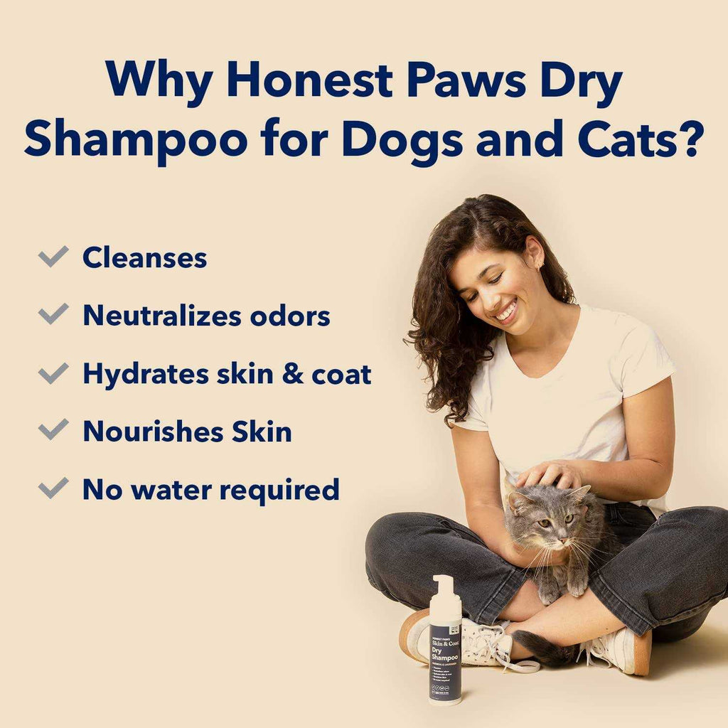Dog Dry Shampoo Waterless No Rinse Foaming Formula F2814