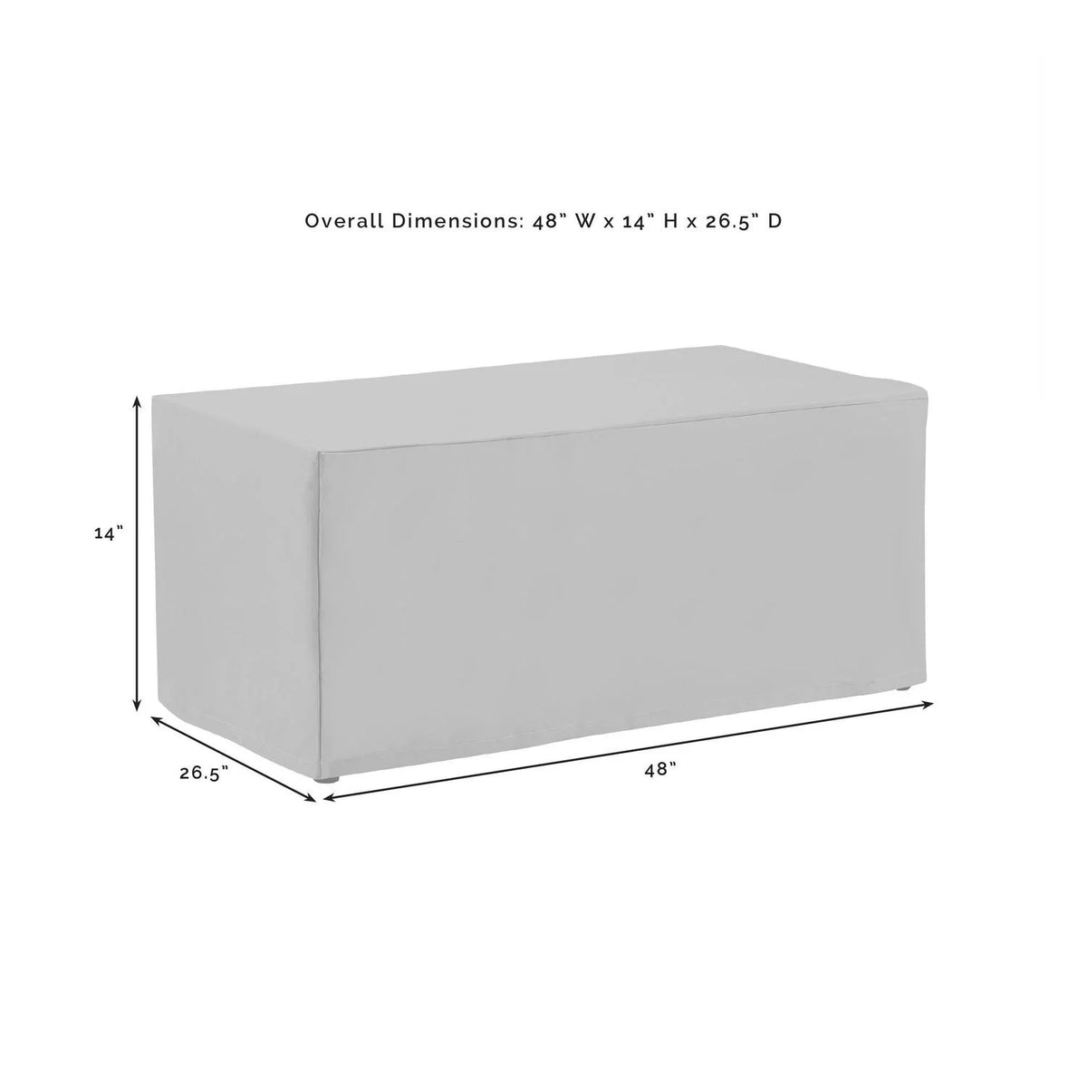 5Pc Furniture Cover Set Gray H131