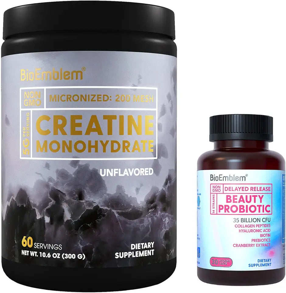 Probiotics for Women and Creatine Monohydrate Powder I612048