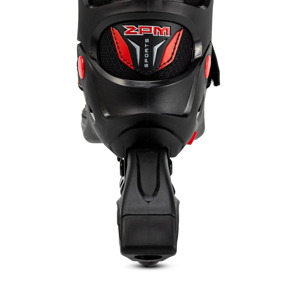 Red Black Adjustable Inline Skates E2214