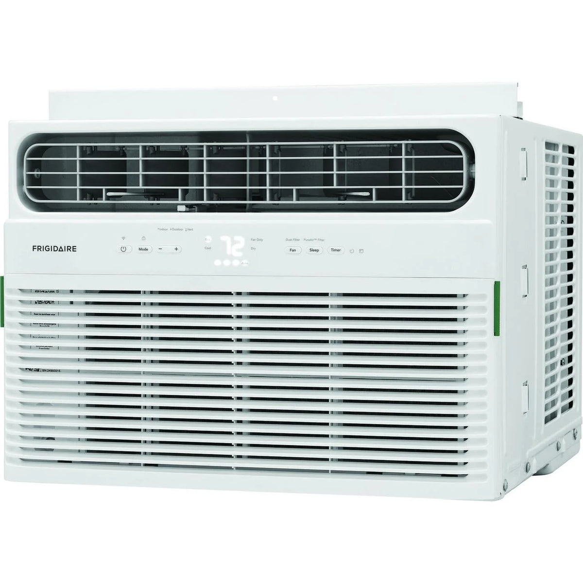 12,000 BTU Smart Window Air Conditioner with Wi-Fi and Remote in White P4006