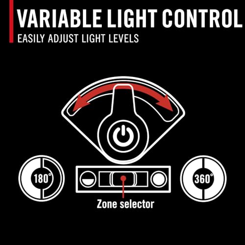 Black Dual Color LED Emergency Light H950389