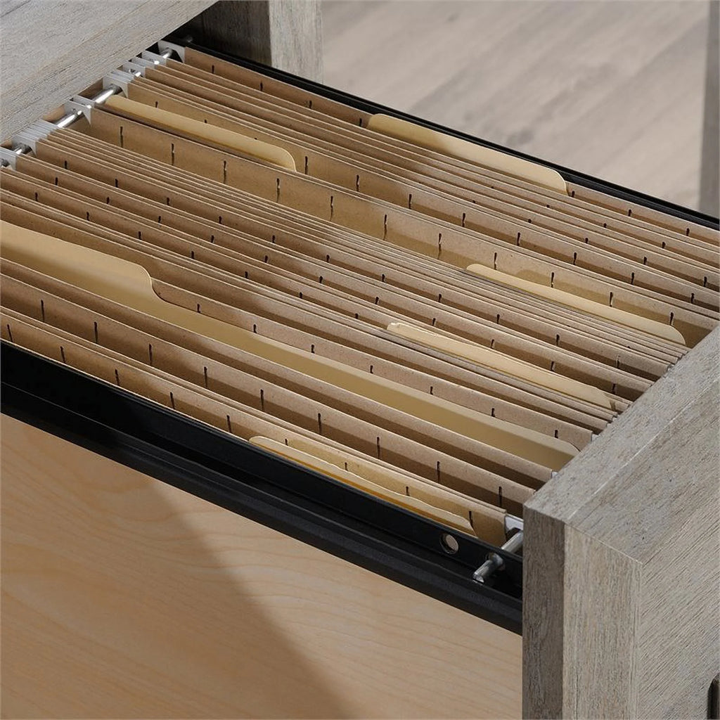Engineered Wood Writing Desk in Mystic Oak B44423