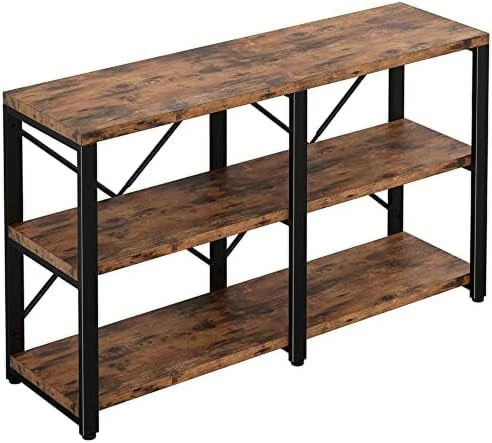 Rustic 47in 3-Tier Console Table R507