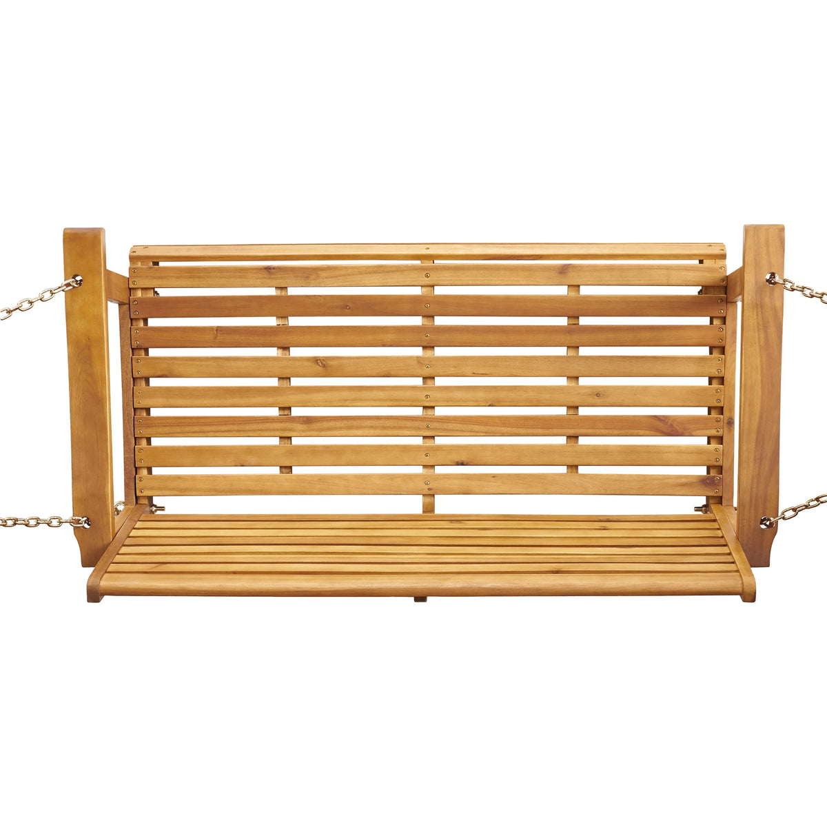 Teak Acacia Wood Porch Swing F8012