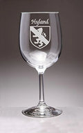 Irish Coat of Arms Wine Glasses Set of 4 K93014