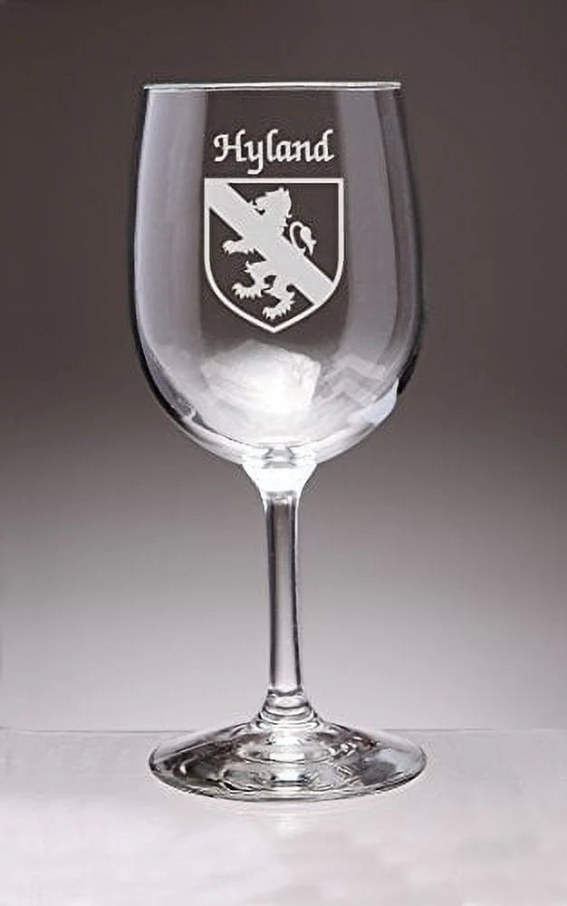 Irish Coat of Arms Wine Glasses Set of 4 K93014