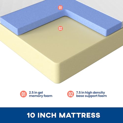 8 inch Twin Gel Memory Foam Mattress Y648775