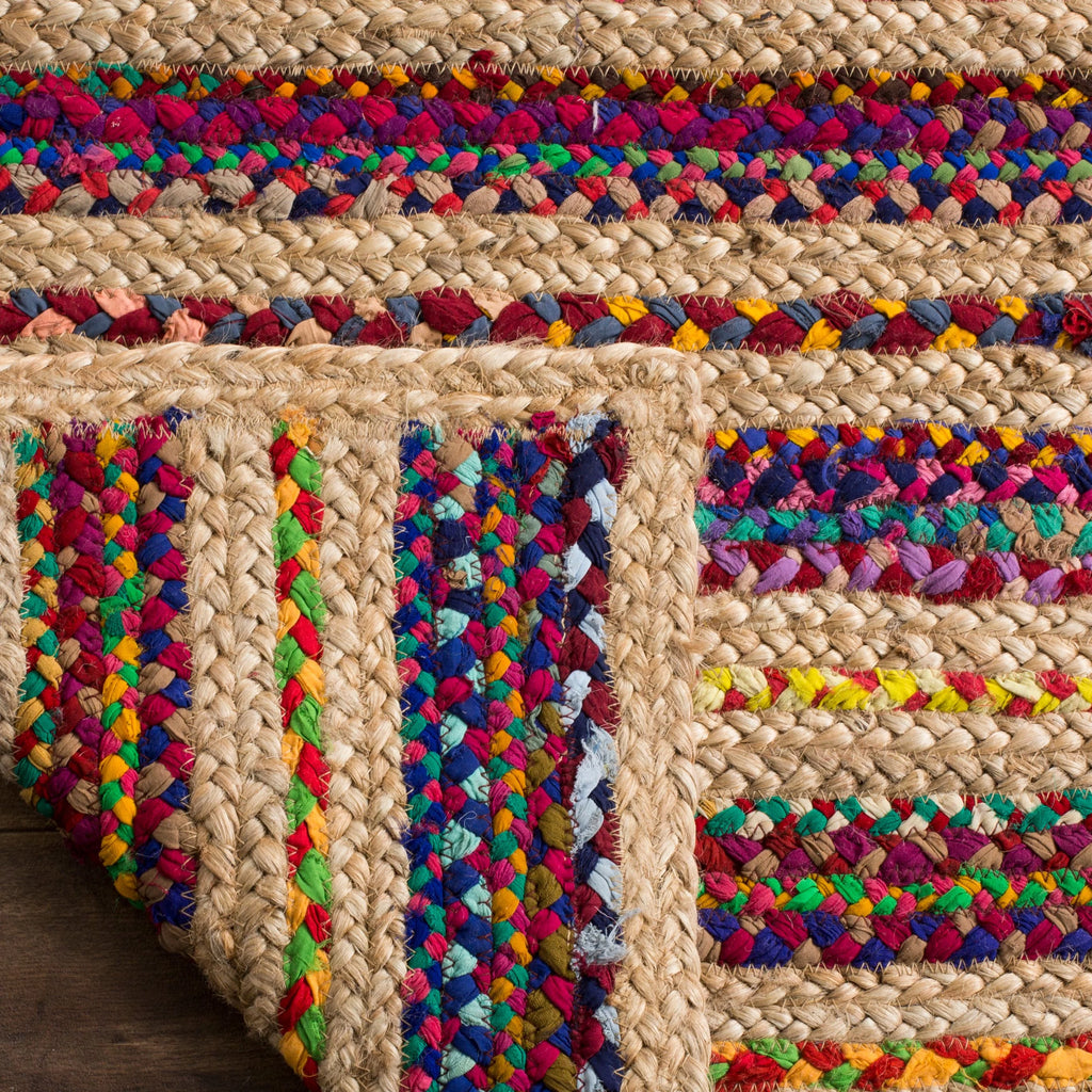 Colorful Braided Area Rug 2'3" x 8' P610169