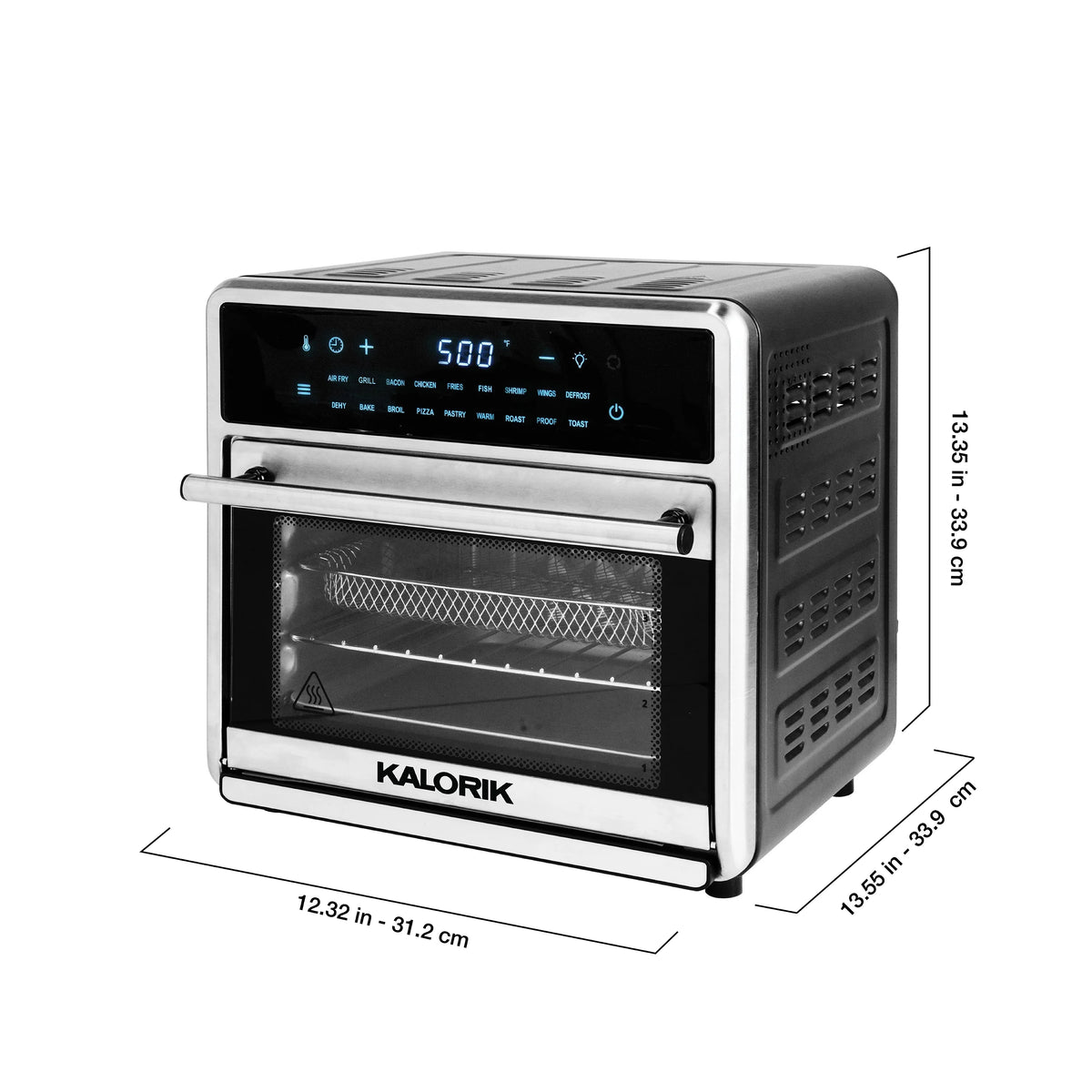 16 Quart Stainless Steel Air Fryer Oven and Grill K32560