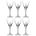 Glass Stemmed Wine Goblets Set of 6 X47101